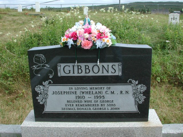 GIBBONS, Josephine Whelan (1995) STM01-2452
