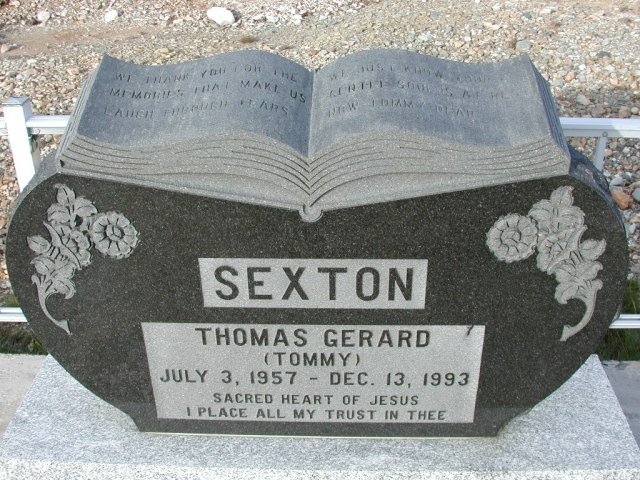 SEXTON, Thomas Gerard Tommy (1993) STM03-9471