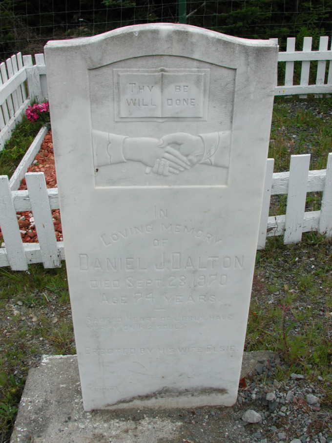 Daniel Dalton # 6154 headstone